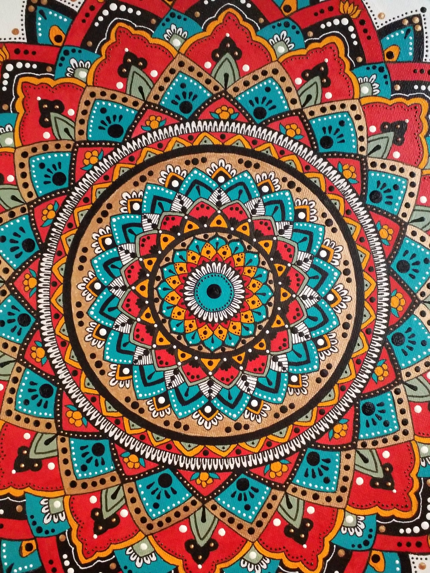 Bold and Bright Mandala