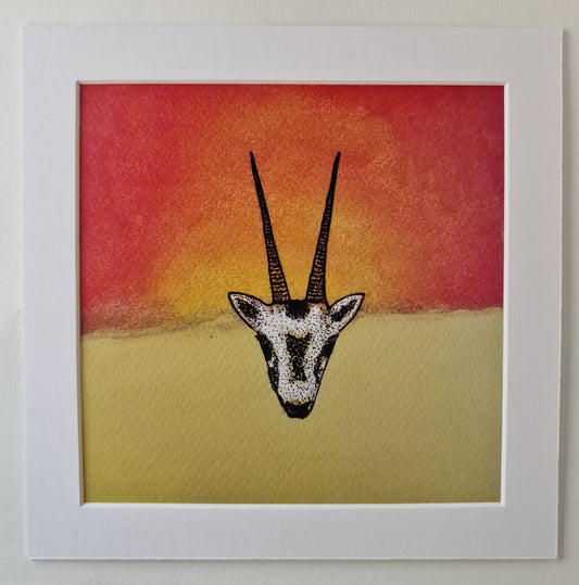 Oryx in the desert - PRINT