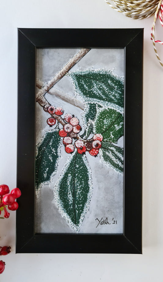 Frozen berries [FRAMED - ready to hang]