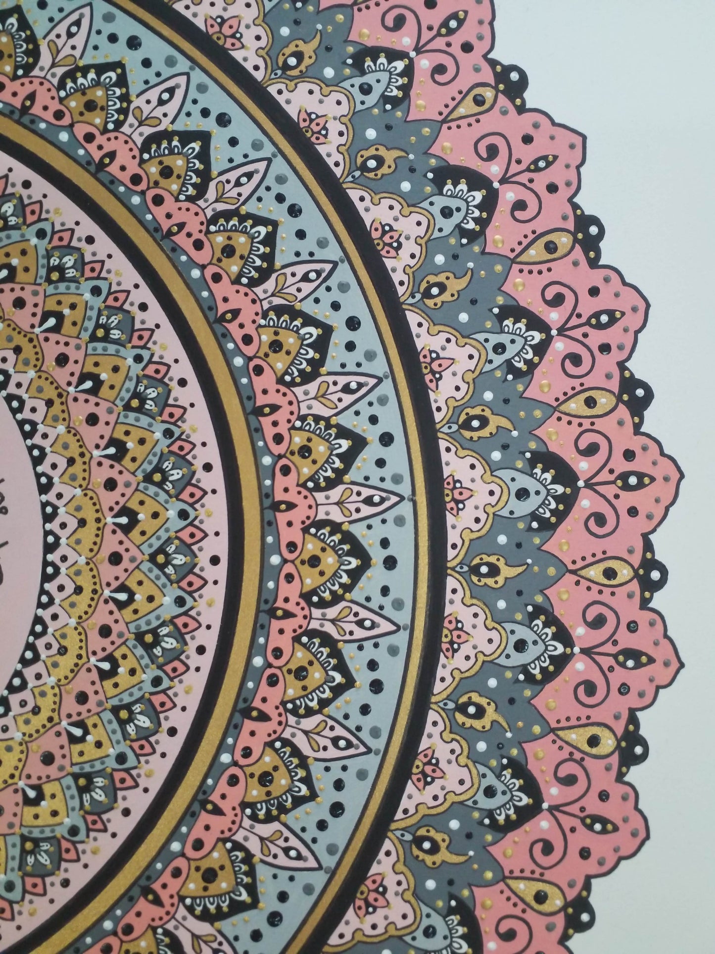 Pink Powderpuff Fathiya mandala