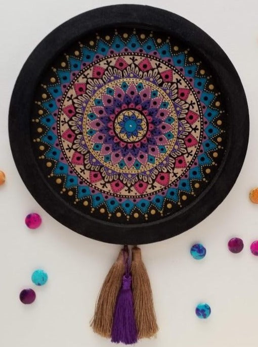 Tussle mandala hanger