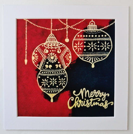 Vintage Christmas décor - PRINT