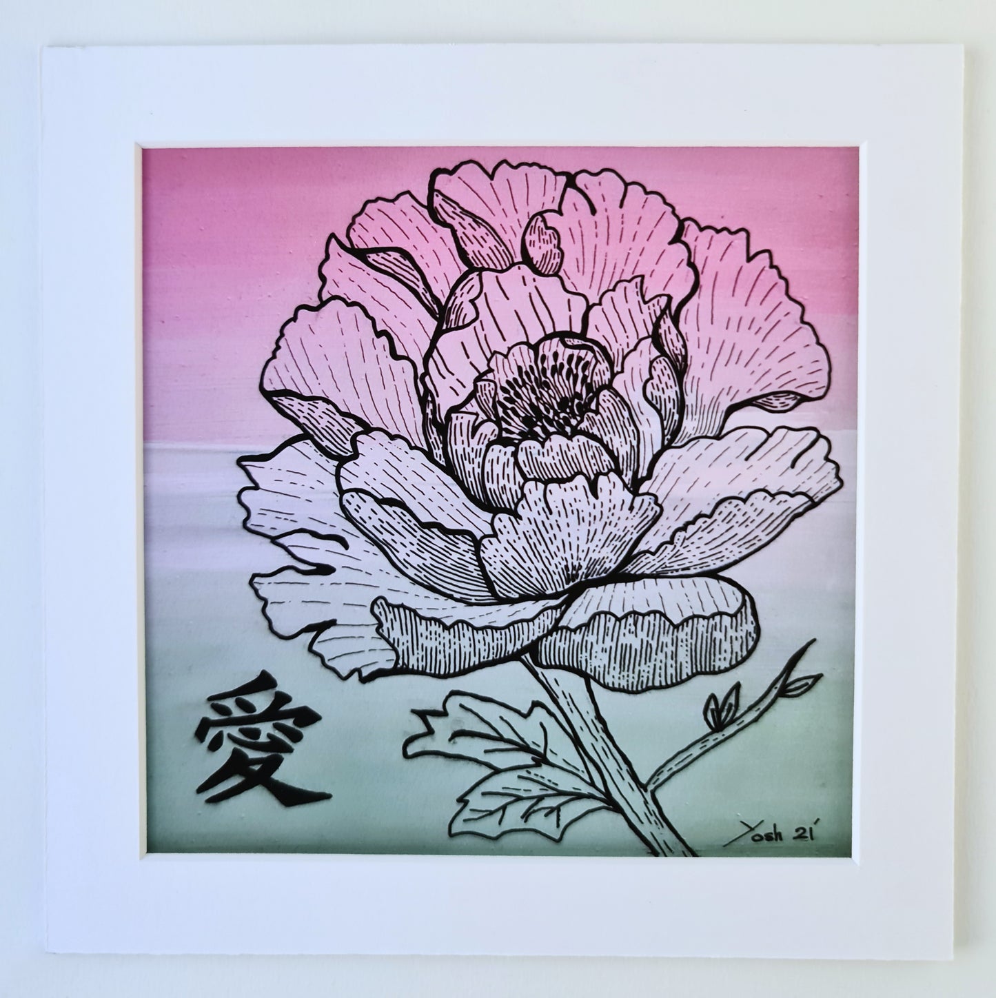 Detailed Peony - PRINT