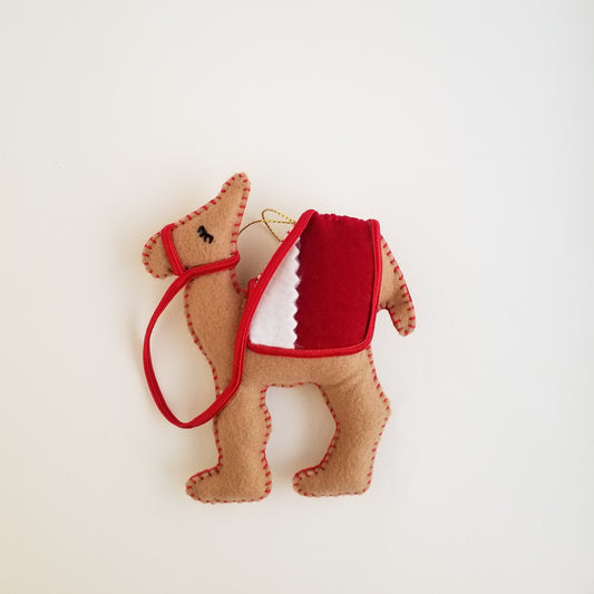 Qatar flag camel - Red rein